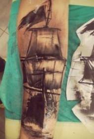Tetoválás vitorlás 9 vitorlás tetoválás a szél ellen