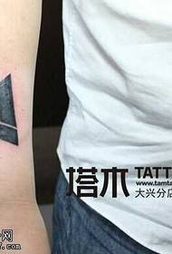 Arm triangle totem tattoo pattern