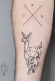 IX minima forma geometrica minimalist tattoos in minimalist style