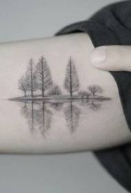 Scenic Tattoos 10 exquisitely small fresh landscape tattoo designs