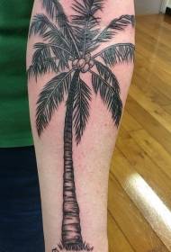 椰子樹紋身圖案各種小清新文藝紋身素描椰子樹紋身圖案