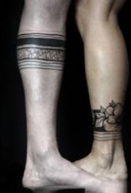 Brazalete tatuaje 9 brazalete pulsera brazalete patrón único tatuaje