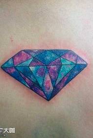 Zvjezdani dijamantski uzorak tetovaže
