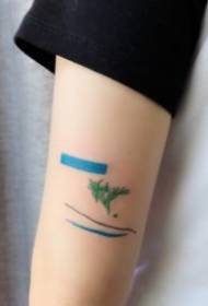 Minimalist style 9 small fresh English tattoo pictures