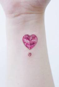 Tattoo Crystal Modela tattooê ya kristal a bedew û xweş