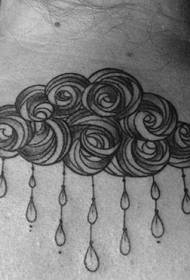 Cloud Tattoo Picture Soft Simple Cloud Tattoo Patroon