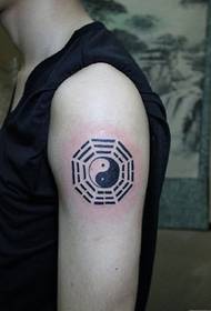 A group of representative yin and yang gossip tattoos