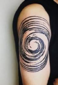 Geometrisk linje tatovering 9 minimalistisk minimalistisk tatovering fungerer