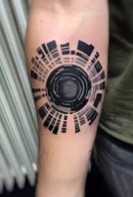 A set of camera tattoo patterns for photography enthusiasts