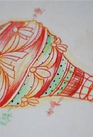 Hot air balloon manuscript tattoo manuscript pattern recommended picture