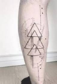 Geometrijske tetovaže: 27 tem iz geometrijske grafike za tetovaže in rokopise