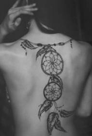 ʻO ka manamana a me ka momona catcer tattoo tattoo