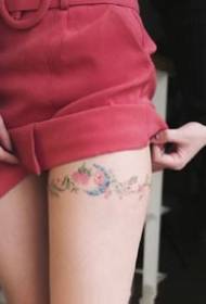 Pienet tuoreet tatuoinnit - ei voi hyväksyä monimutkaisia ja suuria tatuointitatuointeja, jotka voivat olla myös pieniä ja tuoreita tatuointikuvia