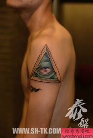 Dječaci oružja popularan klasični uzorak tetovaže God Eye