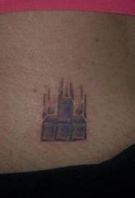 Divertente modello di tatuaggio Tetris in vita