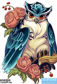 Tattoo Microform Speculum Color Owl Aegolius