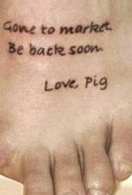Divertida foto de tatuaje en inglés
