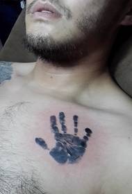 søde baby lille hånd tatoveringsmønster