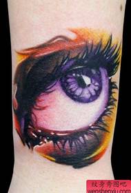 Ručni pop klasični uzorak za tetovažu očiju