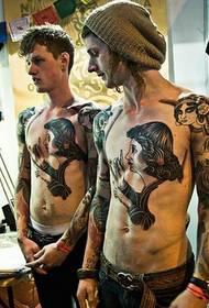 Quod etiam imago est personae tattoos splendida et clara