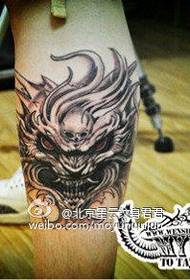 Malvarmeta klasika tato tatuaje eŭropa kaj usona diablo fantomo
