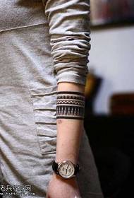 pop classicu totem mudellu di tatuaggi di bracciale