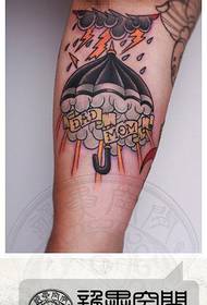 Aarm Pop cool cool Wollek Regenschirm Tattoo Muster