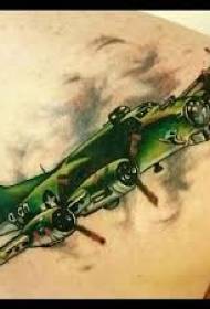ڪلهي رنگ عالمي جنگ II II بمبار ٽتو نموني