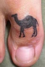 ຮູບຊົງ tattoo ອູດ camel ສີ ດຳ ເດີມ