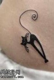 modeli i tatuazhit për macen totem i popullarizuar i trendit