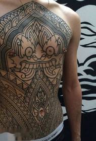Klassisk totem tatovering