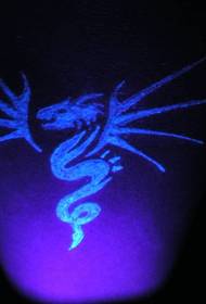 A variety of handsome fluorescent invisible tattoo designs