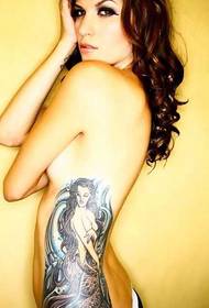Foreign sexy female tattoo pattern