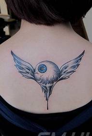 Another popular eye wing tattoo pattern