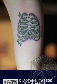 Arm popular classic skeleton tattoo pattern