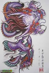 looming legendary dragon god pattern