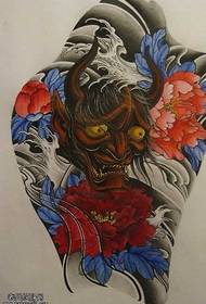 manuscript dominant mooi prajna tattoo-patroon