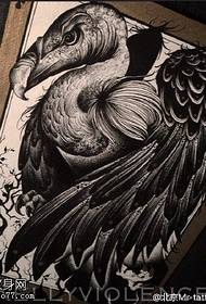 Manuscript Great Eagle Tattoo Pattern