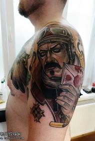 ramena portret tetovaža uzorak