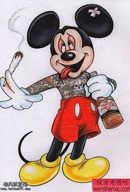 tattoo figure recommended a color cartoon Mickey tattoo work