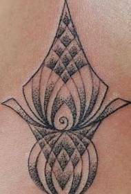a very unique totem tattoo pattern