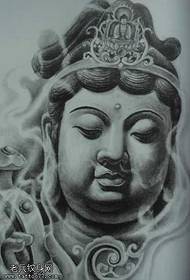 rokopis Buda vzorec svetlo tatoo