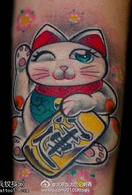 Lucky Cat Tattoo Tattoo Pattern