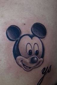 cute cartoon Mickey Mouse Mickey tattoo patroon