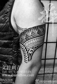arm Line Totem Tattoo Pattern