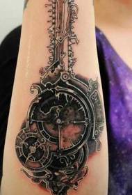 персоналізований малюнок татуювання кишенькових годинників