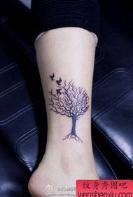Xiao Qingxin peace tree tattoo works