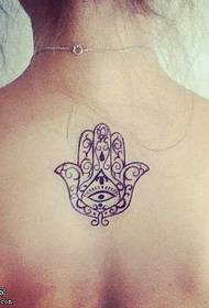 good totem tattoo pattern on the back  167593 - Neck Totem Tattoo Pattern