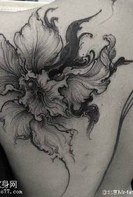 ŝultro peonio floro tatuaje ŝablono
