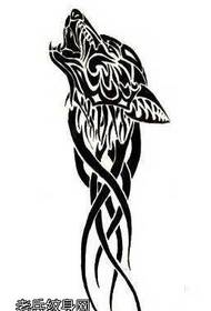 Pola tato serigala totem seru apik 167390 - suasana naskah pola tato swiwi ayu